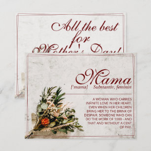 Mama - simply irreplaceable - Bouquet