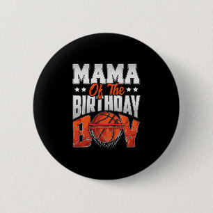 Mama Sketll Birthday Boy Family Ller B-day Party  2 Inch Round Button