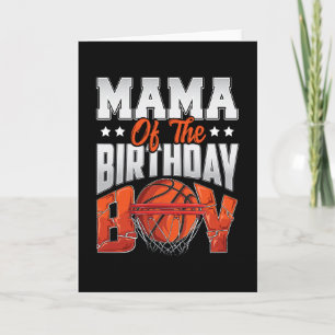 Mama Sketll Birthday Boy Family Ller B-day Party Card
