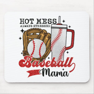 Mama Sport Mom Women Mothers Day 2024 Girls Kids Mouse Pad