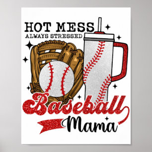 Mama Sport Mom Women Mothers Day 2024 Girls Kids  Poster
