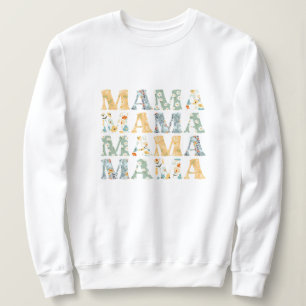 Mama Spring Floral Pullover Sweatshirt pour maman