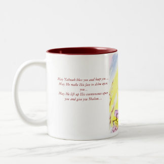 Mama, Thank you Yahweh, for all my many blessin... Two-Tone Coffee Mug