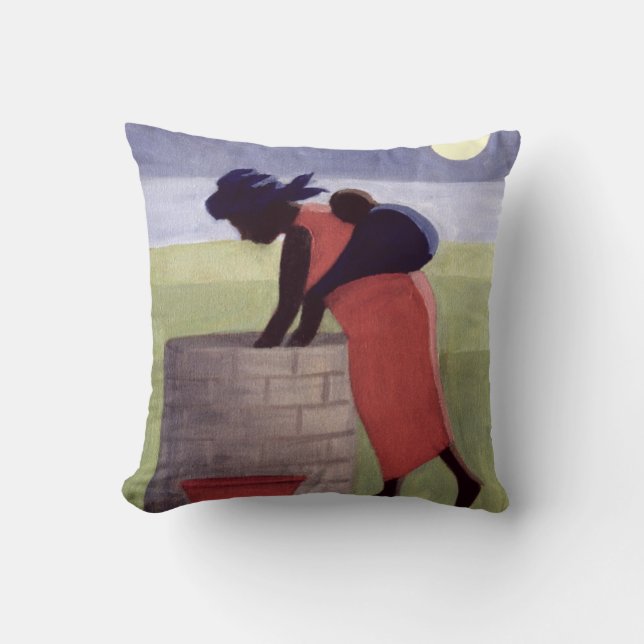 Mama Throw Pillow (Front)