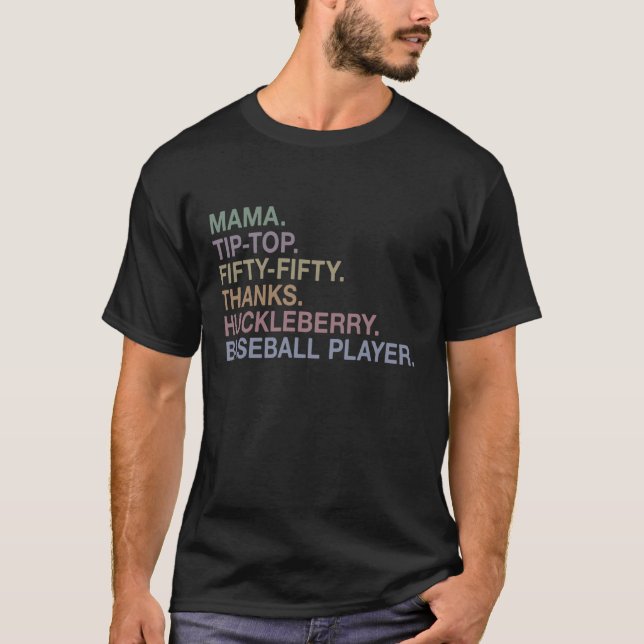 Mama Tip Top Fifty Fifty Thanks Huckleberry Baseba (Front)