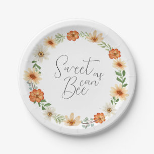 Mama to Bee Baby Shower Paper Plates