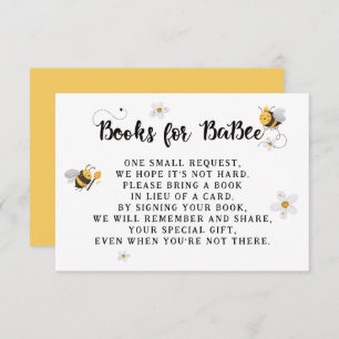 Mama to Bee Books for Baby Baby Shower Enclosure Card