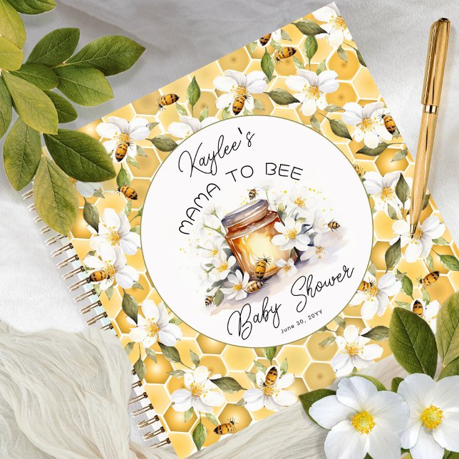 Mama to Bee Flowers Honey Baby shower livre d'or (Créateur téléchargé)
