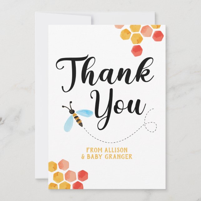 Mama to BEE Thank You Card (Front)