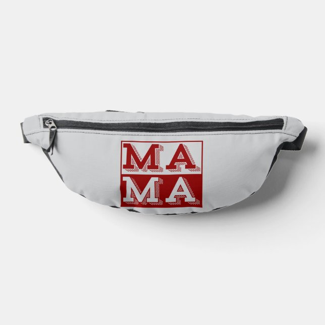 MAMA TYPOGRAPHY MOTHERS DAY GIFT FANNY PACK (Lay Down)