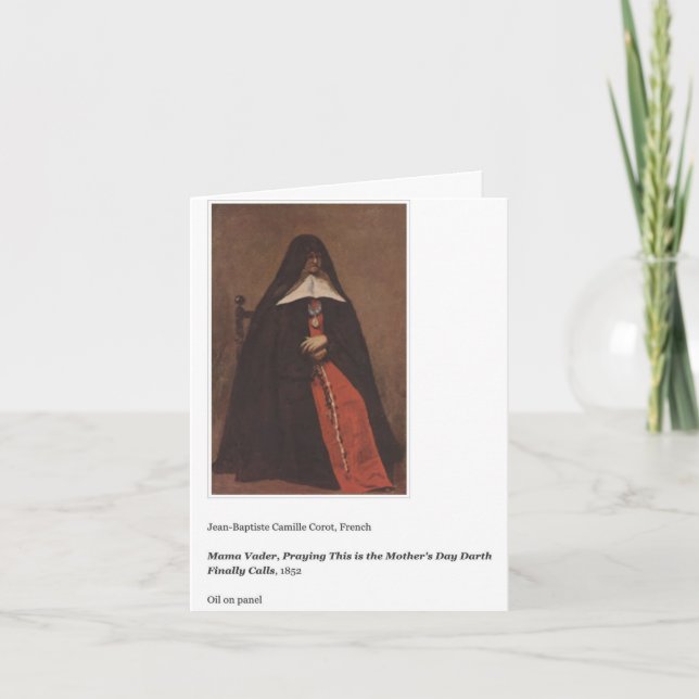 MAMA VADER MOTHER'S DAY CARD (Front)
