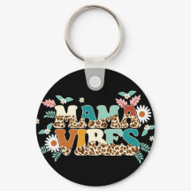 Mama Vibes Keychain