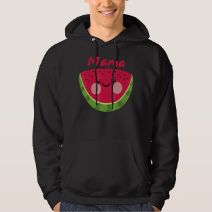 Mama Watermelon  Summer Fruit Great Mother's Day 1 Hoodie