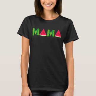 Mama Watermelon  Summer Fruit  Great Mother's Day T-Shirt