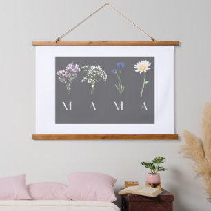 Mama Wildflower Mother’s Day & Birthday Hanging Tapestry
