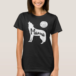 Mama Wolf T-Shirt Family of Wolves