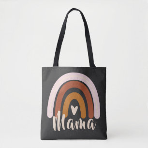 Mama - Women Rainbow Mom Tote Bag