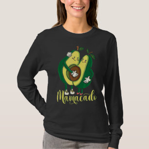 Mamacado Avocado Mom Pregnant Mother's Day Pregna T-Shirt