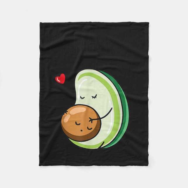 Mamacado Avocado Pregnant Mom Pregnancy Avo  Fleece Blanket (Front)
