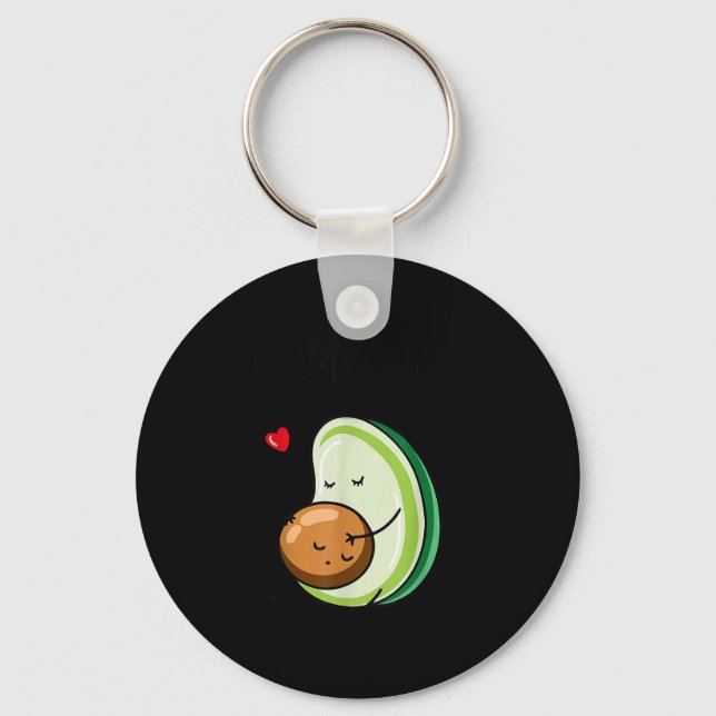 Mamacado Avocado Pregnant Mom Pregnancy Avo  Keychain (Front)