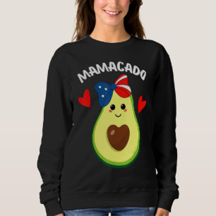 Mamacado Avocado Pregnant Mom Pregnancy Avo Sweatshirt