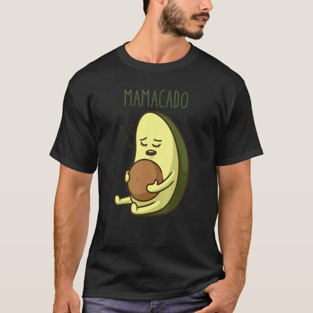 Mamacado Avocado Pregnant Mom Pregnancy Avocado  H T-Shirt (Front)