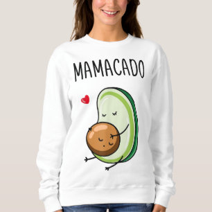 Mamacado Avocado Pregnant Mom Pregnancy Sweatshirt