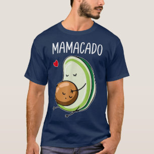 Mamacado Avocado Pyjamas Women Pregnant Mom Pregna T-Shirt