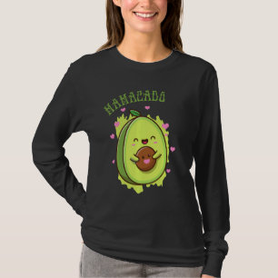 Mamacado Cute Avocado Funny Mom-my Mother Fruit Lo T-Shirt