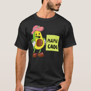 Mamacado  Cute Avocado Pregnant Mom T-Shirt