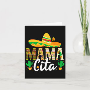 Mamacita Cinco De Mayo 5 De Mayo Cactus Fiesta Mot Card