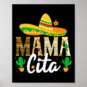 Mamacita Cinco De Mayo 5 De Mayo Cactus Fiesta Mot Poster