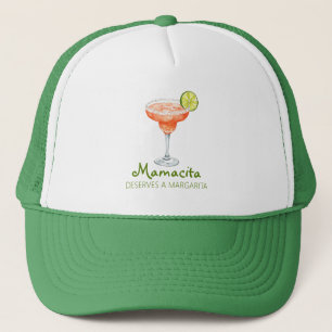Mamacita Deserves a Margarita Strawberry Marg Trucker Hat