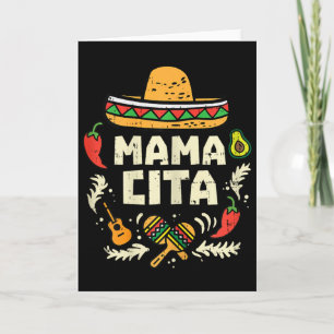 Mamacita Family Cinco De Mayo Matching Couple Mexi Card