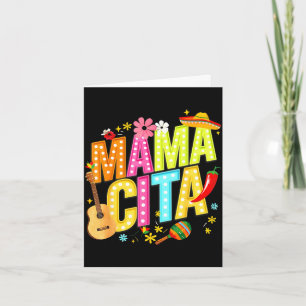 Mamacita family cinco de mayo matching mexican card