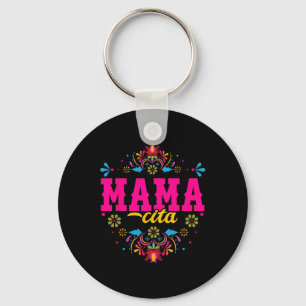 Mamacita First Fiesta Birthday For Women - Cactus Keychain