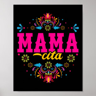 Mamacita First Fiesta Birthday For Women - Cactus  Poster