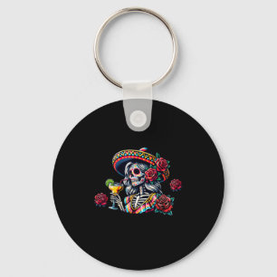 Mamacita Needs A Margarita Boozy Skeleton Cinco De Keychain