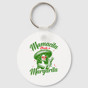 Mamacita Needs A Margarita Cinco De Mayo Funny Wom Keychain