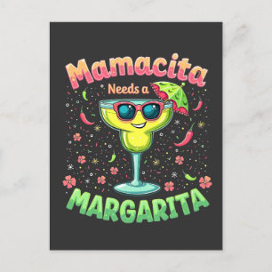 Mamacita Needs a Margarita  Cinco De Mayo Party Postcard