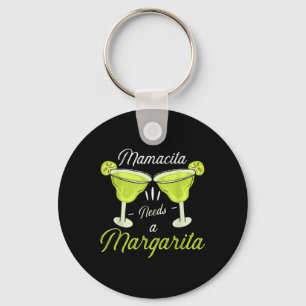 Mamacita Needs Margarita Funny Cinco De Mayo Drink Keychain