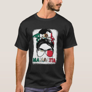 Mamacita Women Mother Day Mexican Flag Mexico Mom T-Shirt