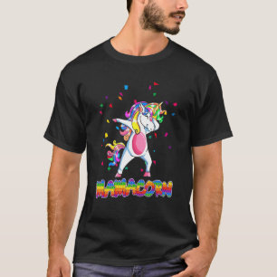 Mamacorn Cute Dabbing Unicorn Mom Baby Motheru2019 T-Shirt