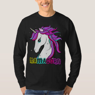 Mamacorn Cute Unicorn Mom Costume Mother's Day 6 T-Shirt