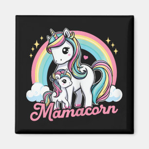 Mamacorn - Funny Cute Unicorn Costume Mom Mother's Magnet