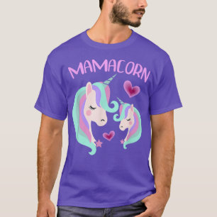 MAMACORN Funny Unicorn Pun Mother's Day Best Mom D T-Shirt