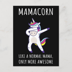 Mamacorn IV - Awesome Mama Unicorn Postcard