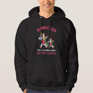 Mamacorn Mama Unicorn Unicorn Birthday Mothers Da Hoodie