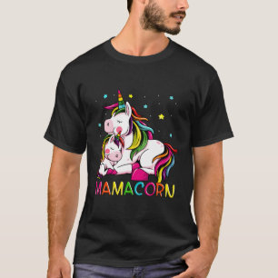 Mamacorn Mother'S Day Unicorn Mom Mommycorn T-Shirt
