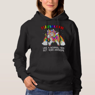 Mamacorn Unicorn Funnyu2019s Womens Costume Mom Mo Hoodie
